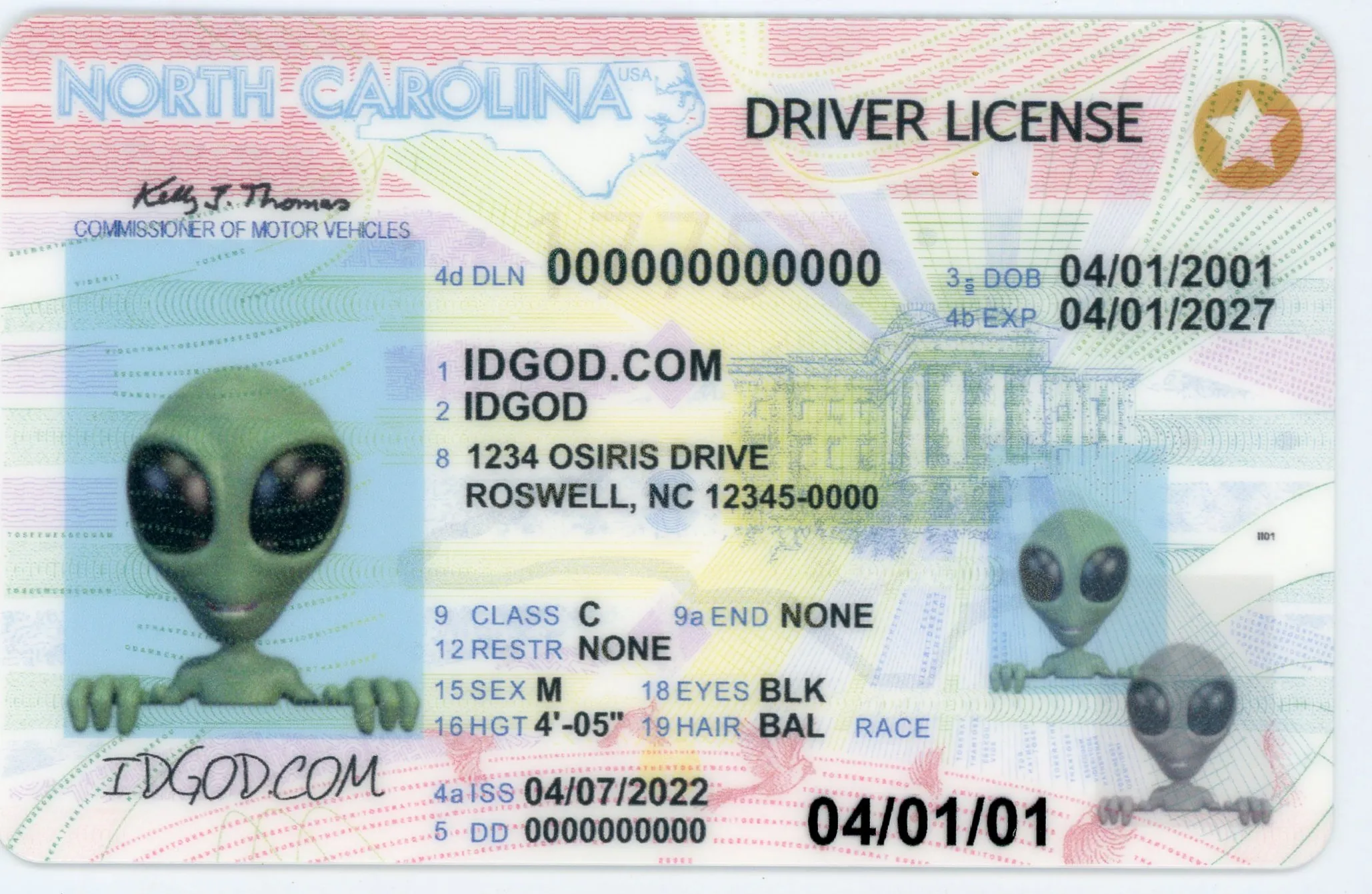 North Carolina Fake ID